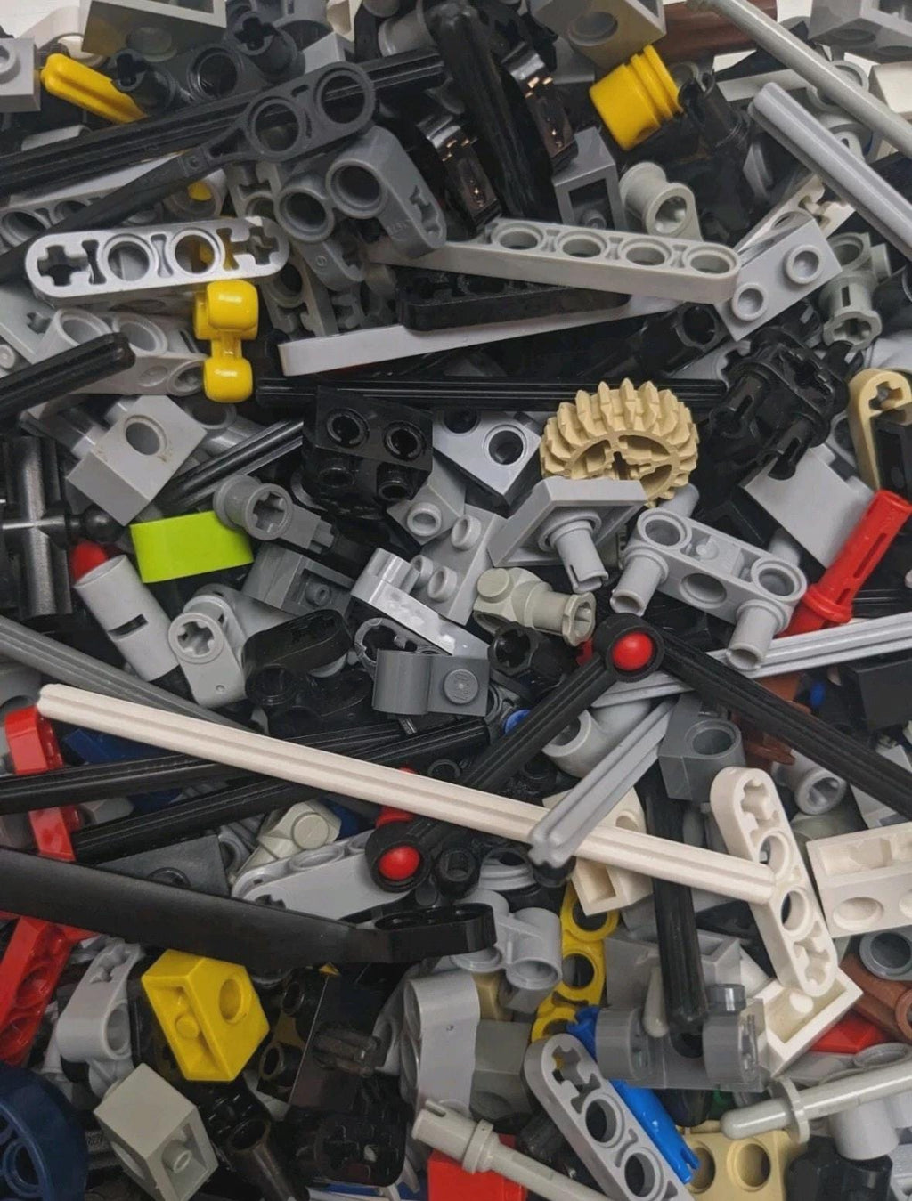 300+ LEGO® Technic Parts Lot – Pins, Axles, Connectors for MOCs