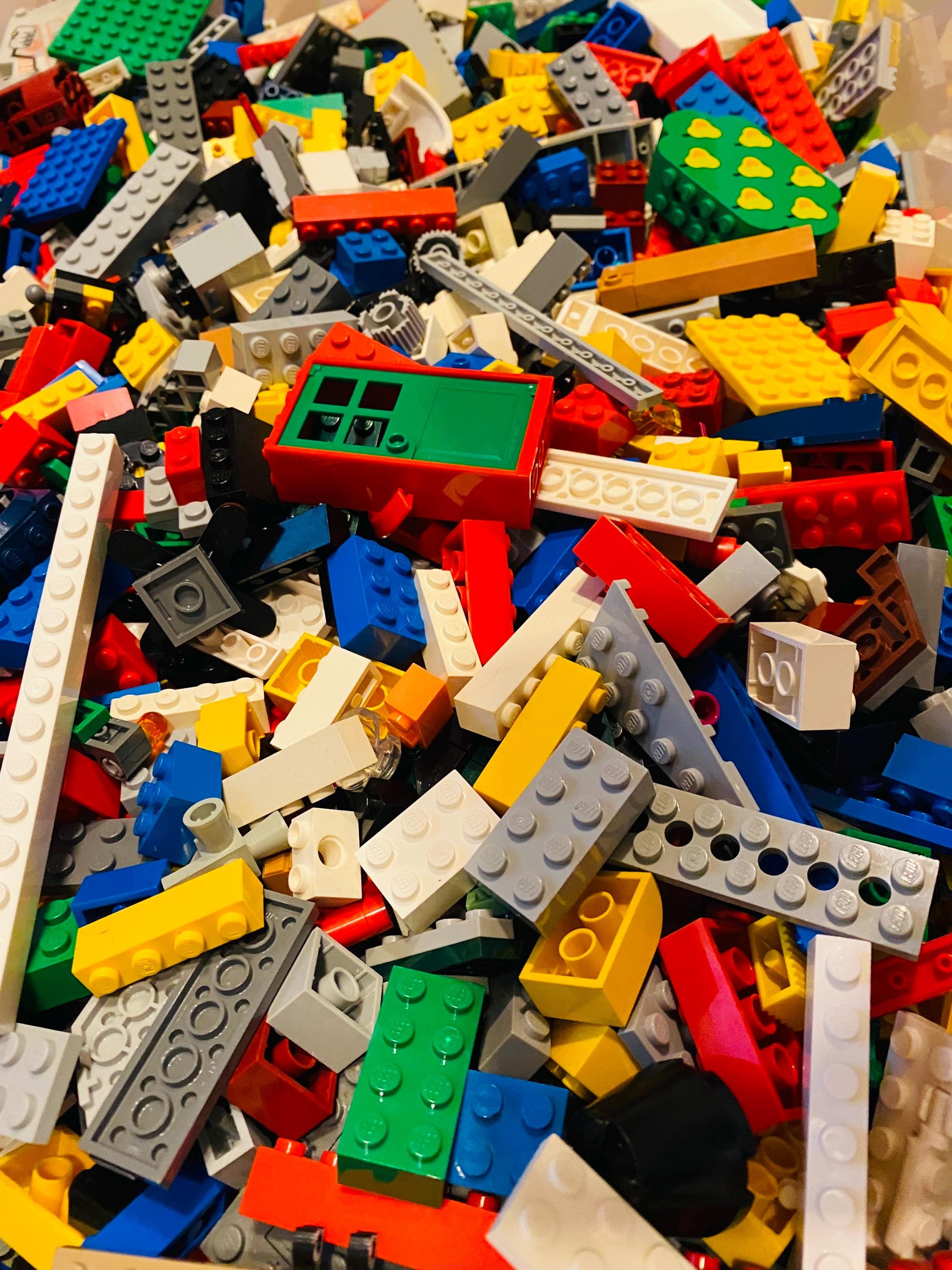 Bulk Lego for Free Play Building, MOC, STEM, Classroom and Educational Play!! - 2lbs