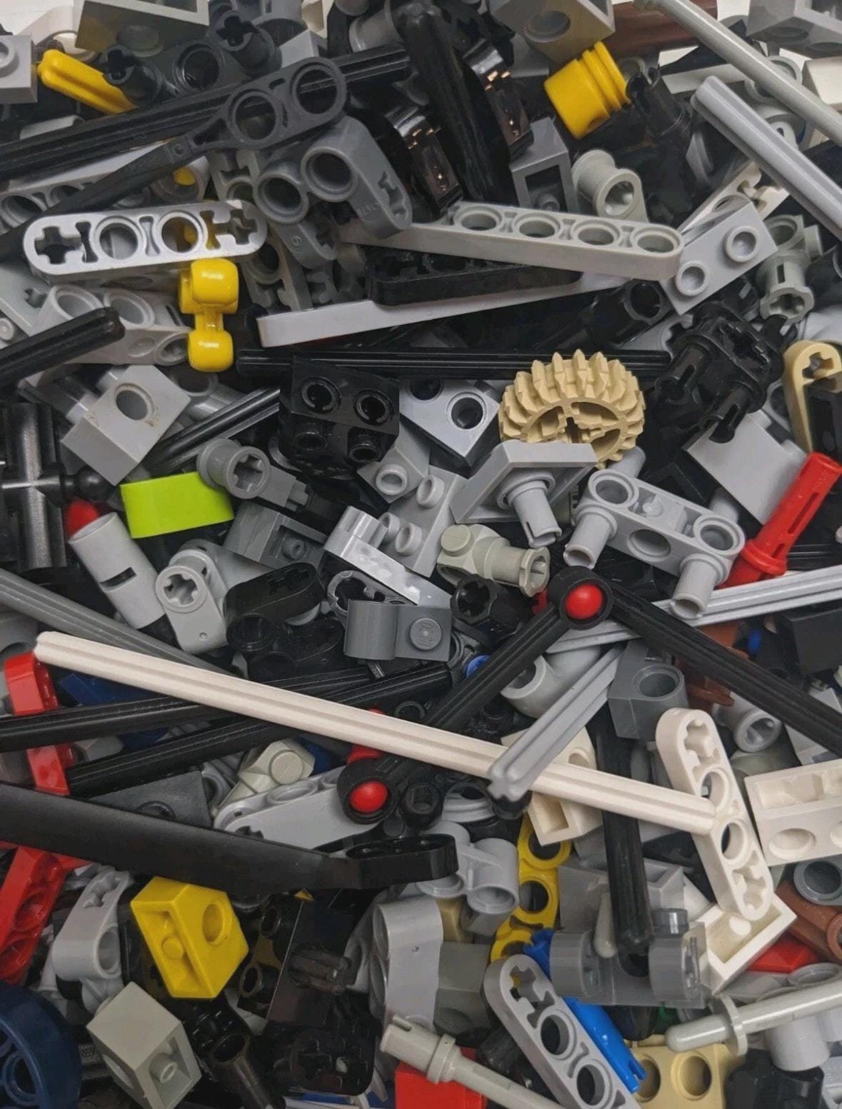 1200+ LEGO® Technic Parts Lot – Bulk Pins, Axles & Connectors