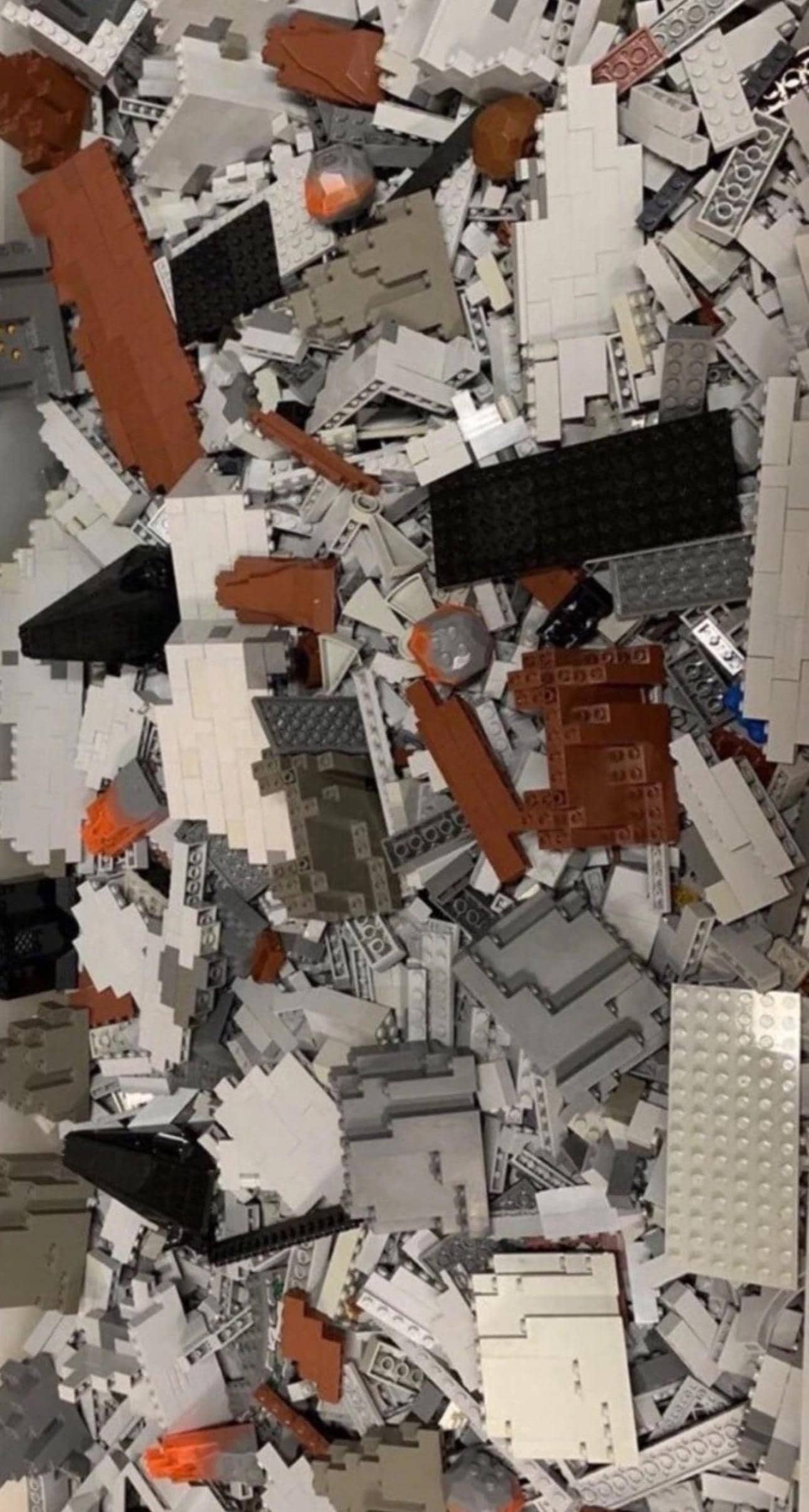 LEGO Castle Lot, 1 lb Bulk Bricks, Slopes & Accessories