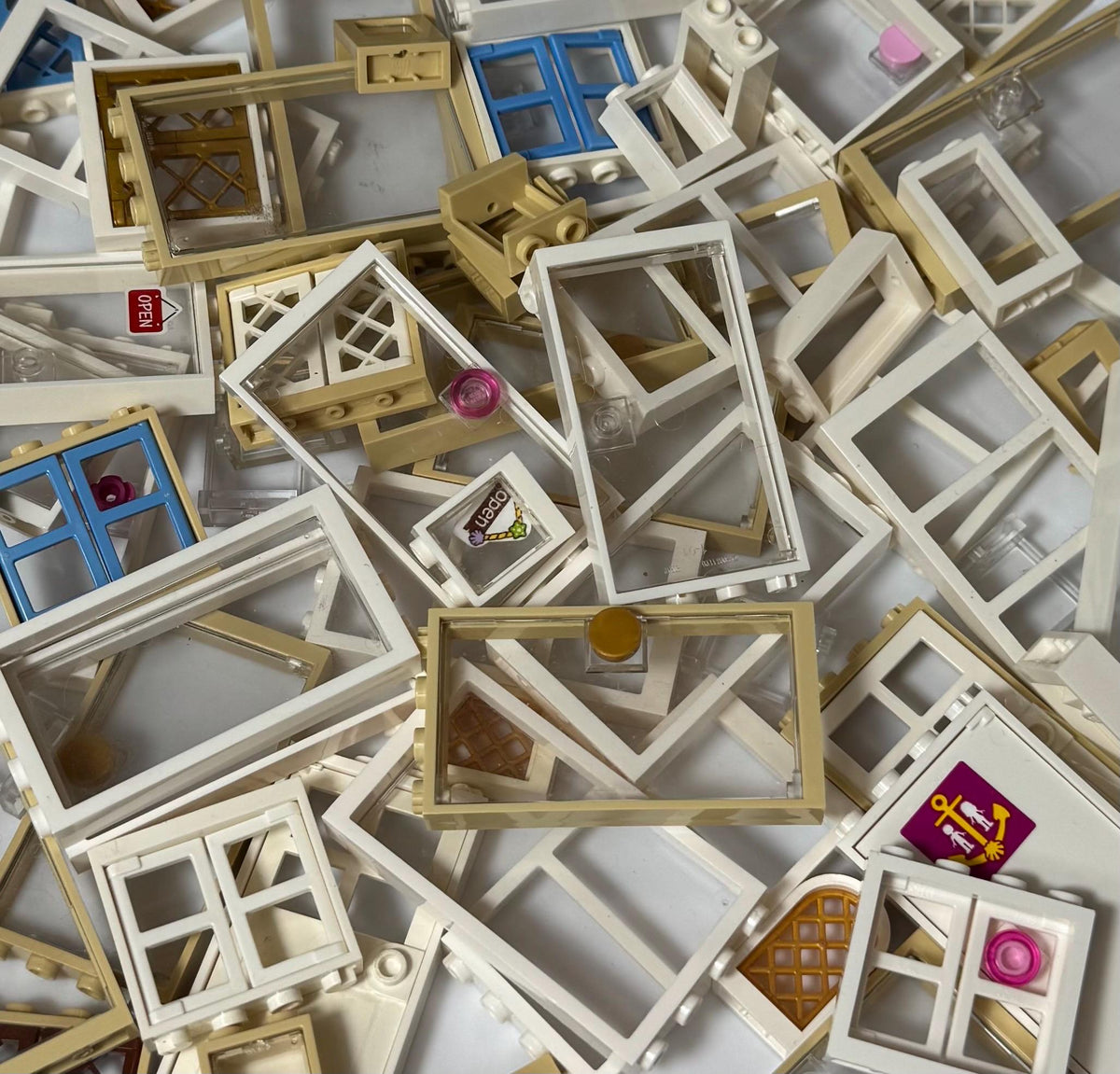 LEGO Windows & Doors Mixed Set of 25 – System Bricks
