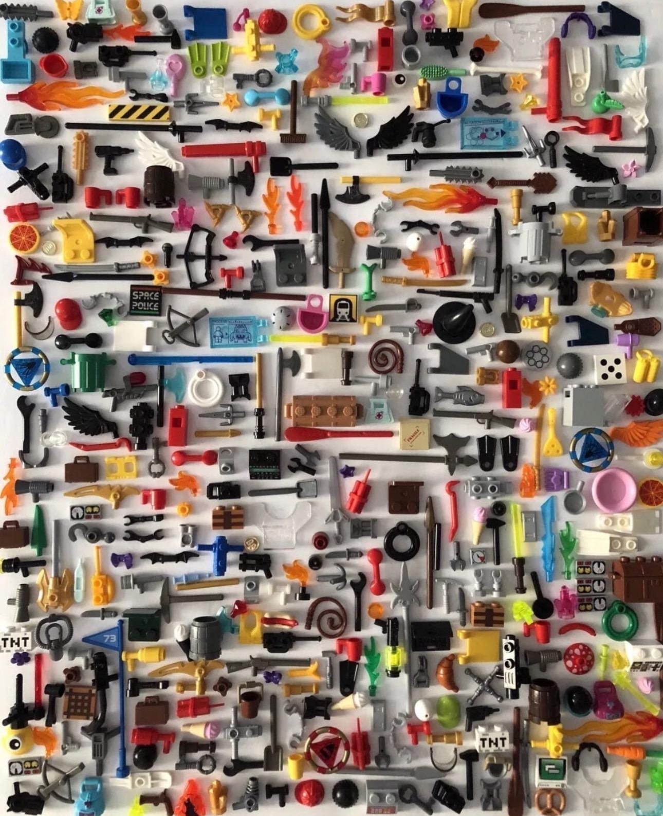 LEGO Accessory Assortment of 50 pieces