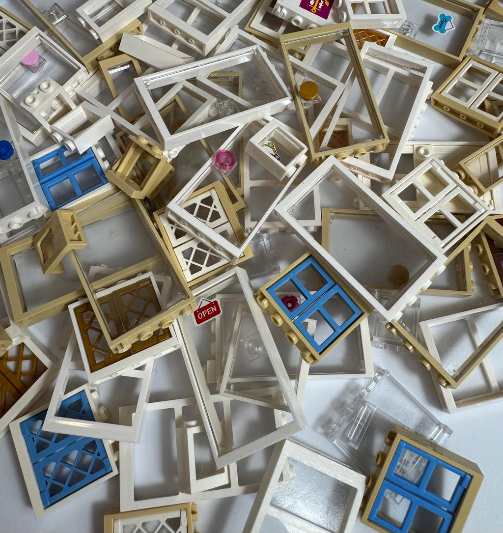 LEGO Windows & Doors Mixed Set of 25 – System Bricks
