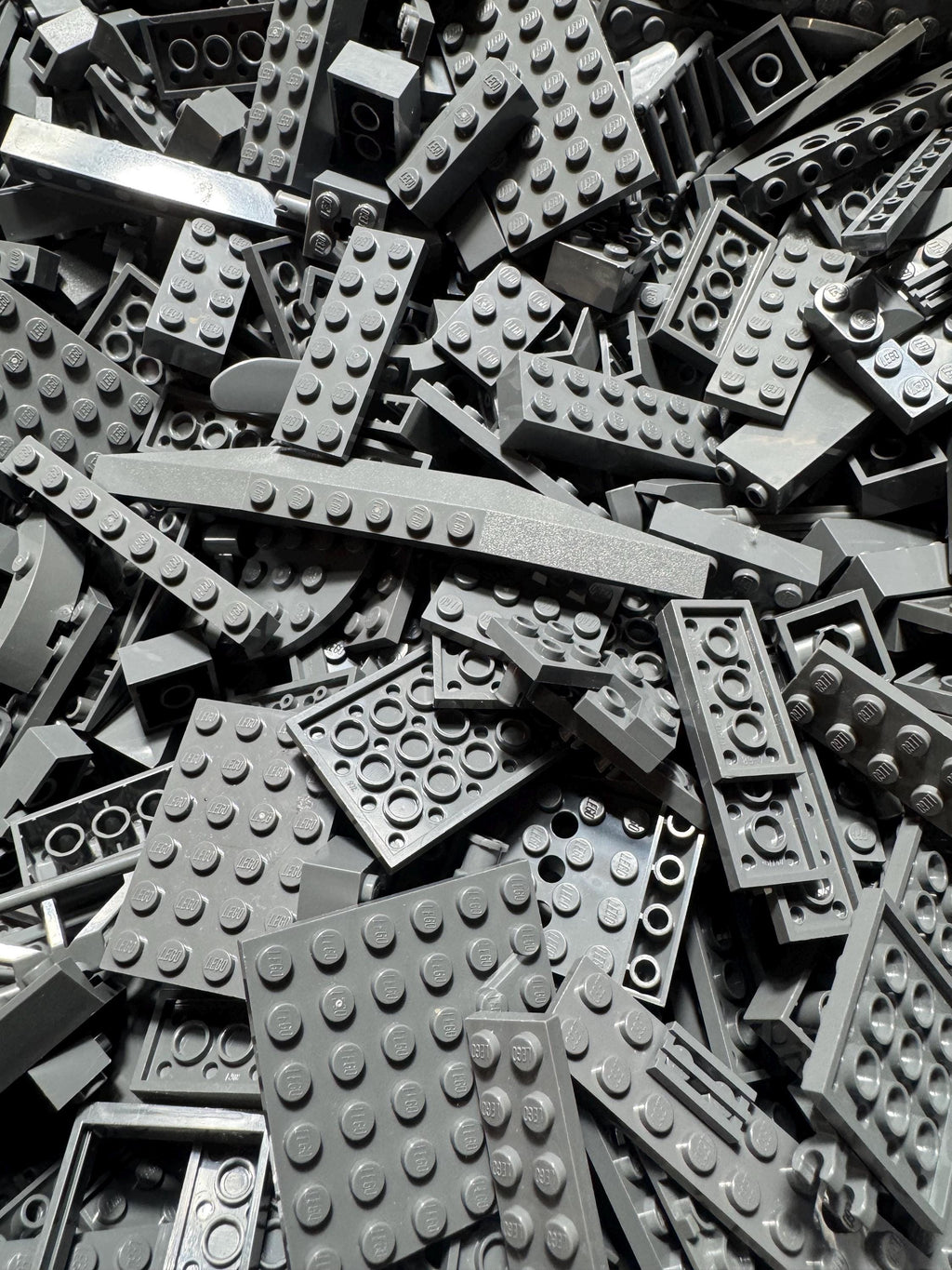 Dark Bluish Gray LEGO® Bricks – 100 Assorted Pieces for MOCs