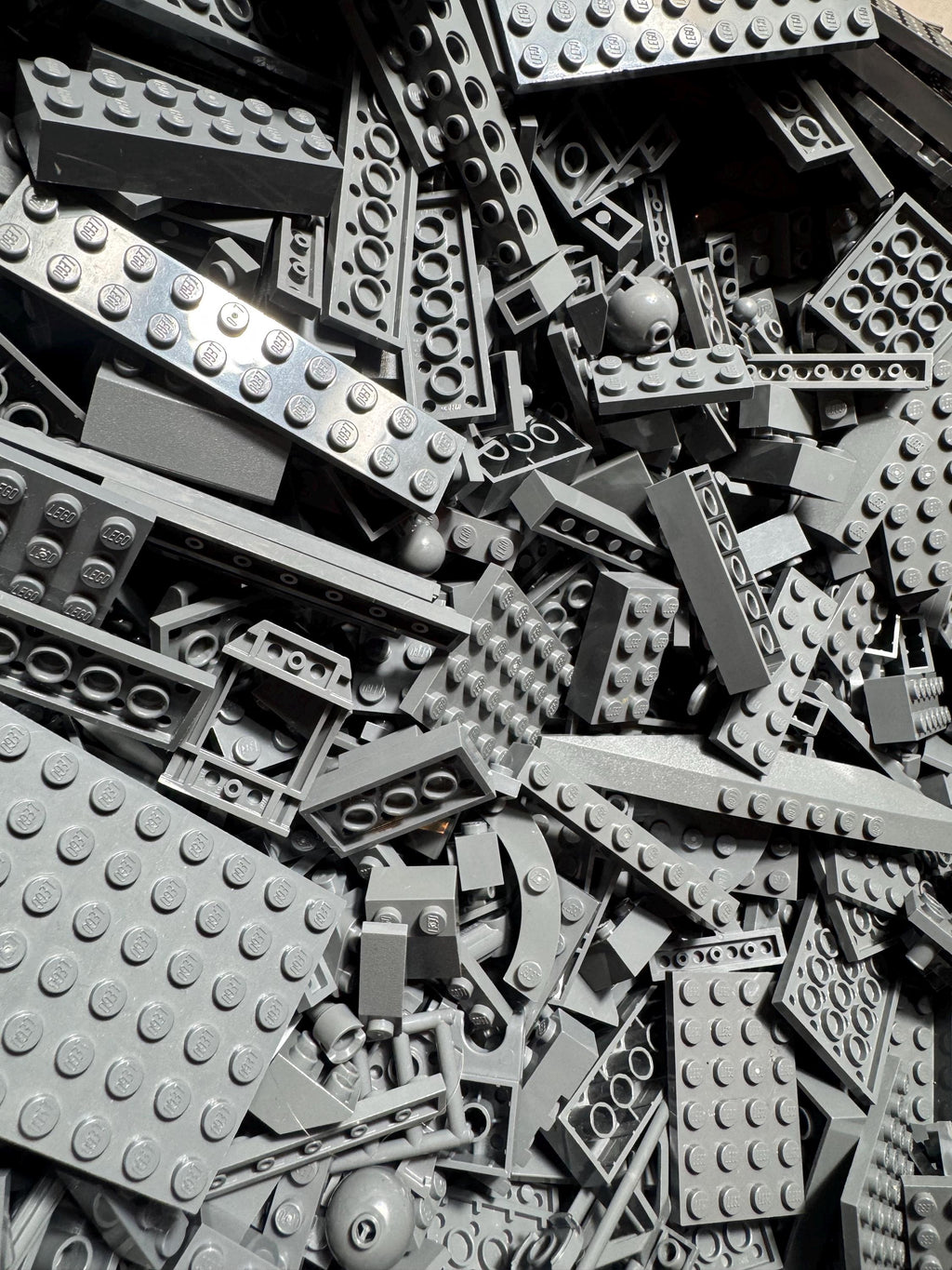 Dark Bluish Gray LEGO® Bricks – 100 Assorted Pieces for MOCs