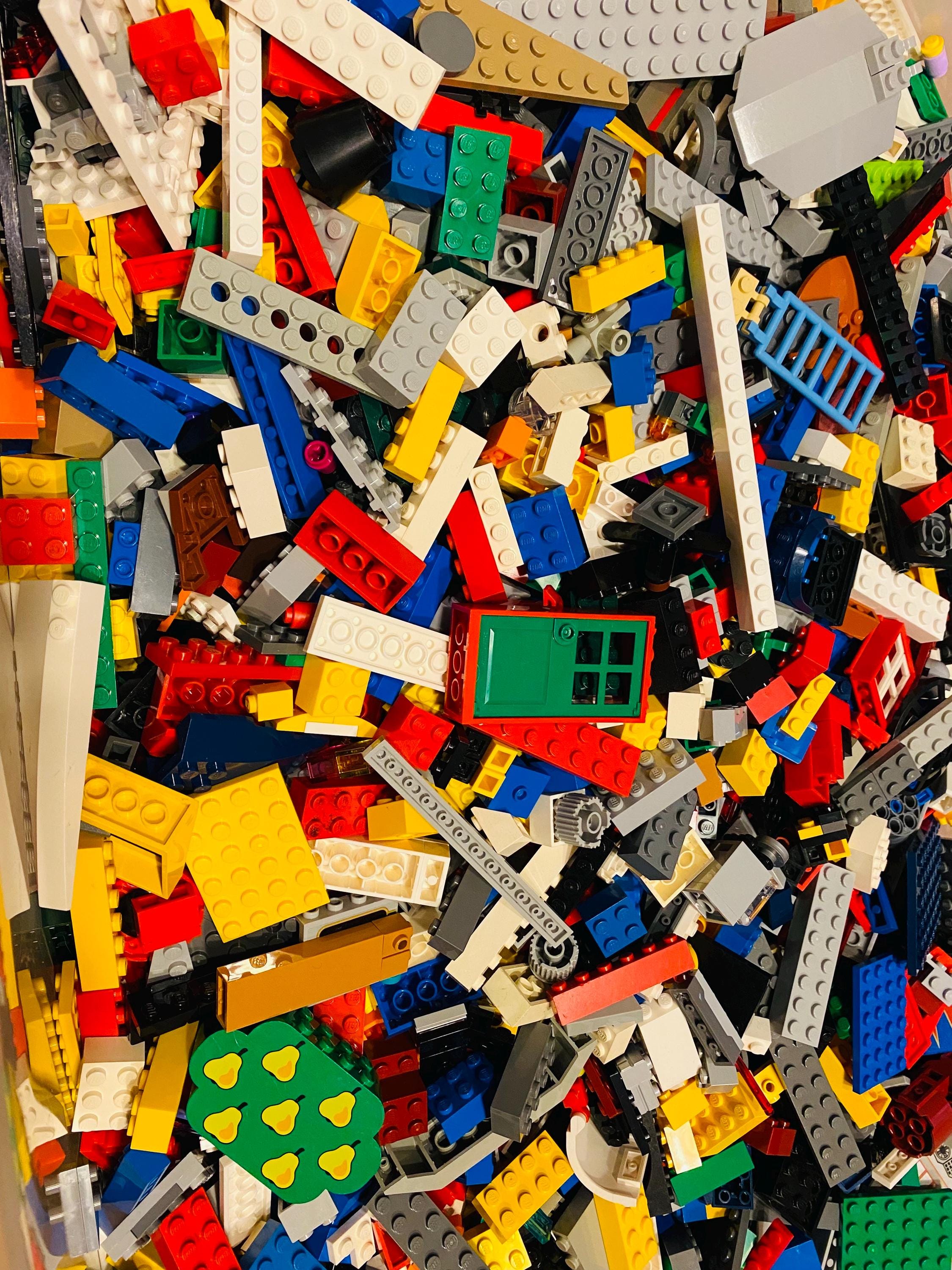 Bulk Lego for Free Play Building, MOC, STEM, Classroom and Educational Play!! - 2lbs